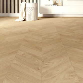 CanDo Pvc Vloer - Click De Luxe - Hongaarse Punt - Warm Eiken - 4-zijdige V-groef - 7,3mm - 2,191m²