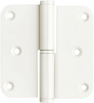 CanDo Scharnier Tiel - Wit - Rechts - 76x76mm