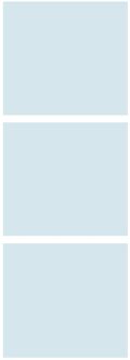 CanDo Sencys Ip 01 3-ruits Blank Glas 93x231 Cm