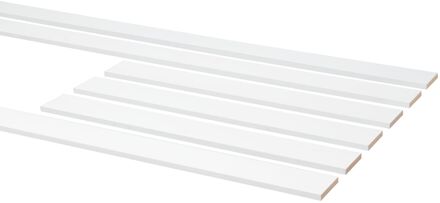 CanDo Sierlijstenset - Wit - Gegrond - Mdf - Zelfklevend - 9x63mm - 130x130cm
