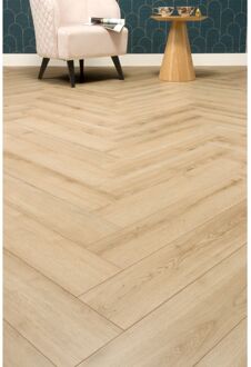 CanDo Visgraat Laminaat - Licht Eiken - 4-zijdige V-groef - 8mm - 1,238m²