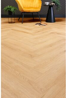 CanDo Visgraat Pvc Vloer Create - Industrieel Eiken - 4-zijdige Micro V-groef - 5mm - 1,875m²