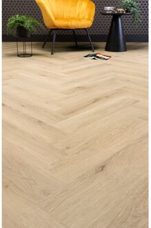 CanDo Visgraat Pvc Vloer Create - Klassiek Eiken - 4-zijdige Micro V-groef - 5mm - 1,875m²