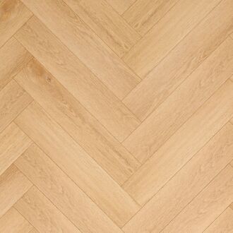 CanDo Visgraat Pvc Vloer Silent Gloed Eiken - Middenbruin - 4-zijdige Micro V-groef - 6,3mm - 1,051m²