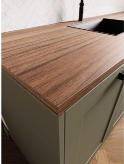 CanDo Werkblad - Aanrechtblad - Walnoot - 302x63,5x2,8cm