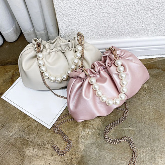 Candy Color PU Leather Shoulder Messenger Bags For Women 2020 Fashion Small Crossbody Bag Travel Chain Handbags and Purses