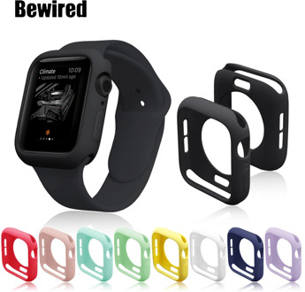 Candy Color Soft TPU Case for Apple Watch SE 6/5/4/3/2/1 38MM 40MM Protective Case for iwatch Series 42MM 44MM Watch Case