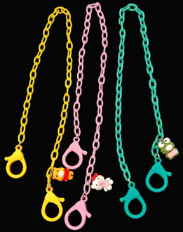 Candy-Colored Glasses Mask Hanging Chain 58cm Anti-Loss Anti-Slip Mask Chain Rope Face Mask Holder Mask Hanging Neck Rop