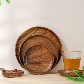 Candy Fruit Gerechten Schotel Koffie Thee Dessert Dienblad Diner Brood Eten Bosrijk Platen Opslag 15x2CM