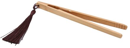 Candy Fruit Salade Klein Gereedschap Voedseltangen Bamboe Thee Clips Keukengerei Met String Thee Cookie Anti-brandwonden thee Clip 798042