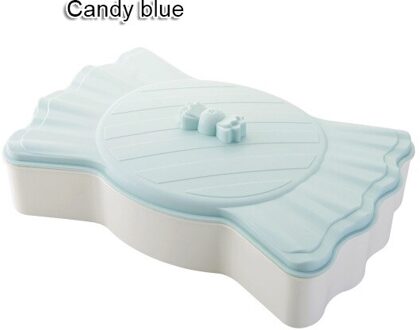 Candy Styling Noten Doos Zaden Snoep Plaat Gedroogd Fruit Dozen Opbergdoos Fruitschaal Organizer Voor Vrije Tijd Telefoon houder blauw