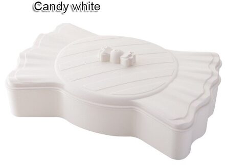 Candy Styling Noten Doos Zaden Snoep Plaat Gedroogd Fruit Dozen Opbergdoos Fruitschaal Organizer Voor Vrije Tijd Telefoon houder wit