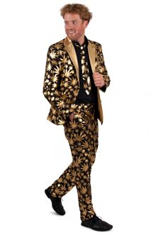 Cannabiz Kostuum 3-delig Heren Emmanuel Multikleur - Print