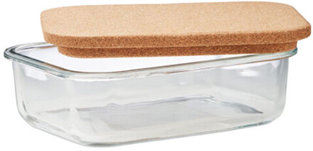 Canoa borosilicaat glazen lunchbox Wit - One size