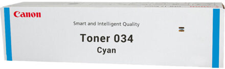 Canon 034 toner cartridge cyaan (origineel)