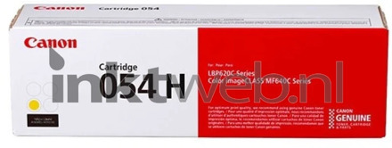 Canon 054 H Toner Geel (Hoge capaciteit)