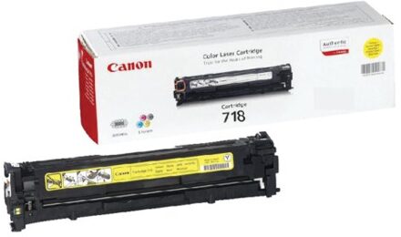 Canon 718 Toner Geel