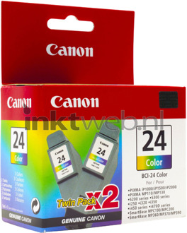 Canon Bci-24c Twinpack Kleur Cartridge