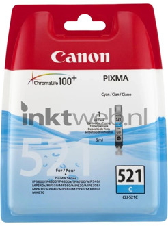 Canon Cli-521 Inkt Blauw