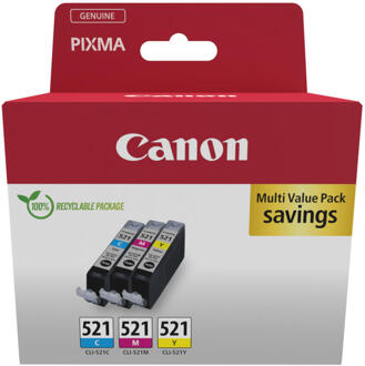Canon CLI-521 Multipack kleur cartridge