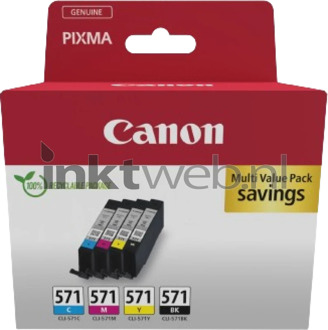 Canon CLI-571 Cartridges Combo Pack Inkt