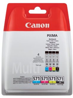 Canon CLI-571 multipack Inkt Zwart