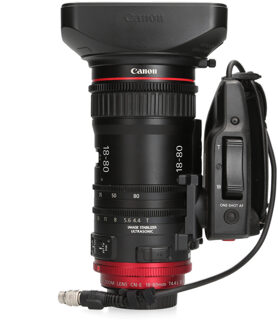 Canon CN-E18-80mm T4.4 L IS KAS S + Canon ZSG-C10- Zoomgreep