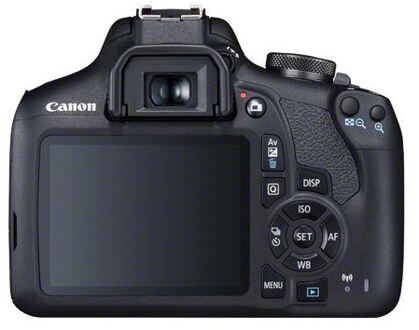 Canon EOS 2000D + 18-55mm DC III Zwart