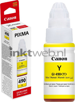Canon Flacon navulinkt Canon GI-490 geel