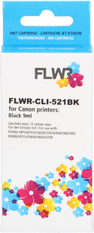 Canon FLWR Canon CLI-521BK zwart cartridge