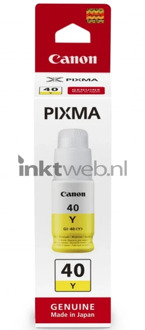 Canon gi-40 ink bottle yellow Inkt Geel