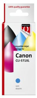Canon Inkcartridge quantore can cli-571xl blauw