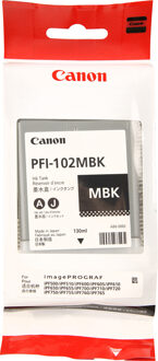 Canon Inktcartridge Canon PFI-102 mat zwart