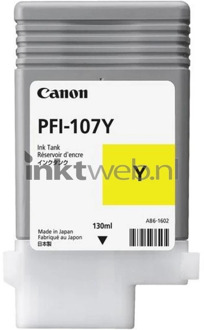 Canon Inktcartridge Canon PFI-107 geel