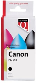 Canon Inktcartridge quantore alternatief tbv canon Pg-510 zwart + chip