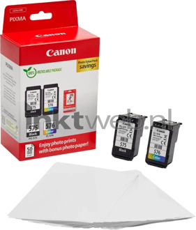 Canon Origineel Canon PG-575/CL-576 Photo Value Pack zwart en kleur