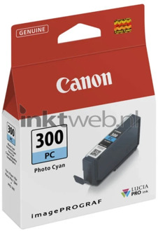 Canon pfi-300 ink ph. cyan Inkt Blauw