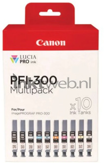 Canon PFI-300 Multipack zwart en kleur cartridge