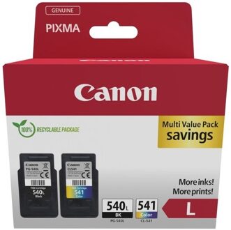 Canon PG-540L + CL-541 Cartridges Combo Pack Inkt