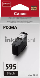 Canon PG-595 inktcartridge 1 stuk(s) Origineel Zwart