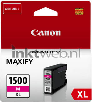 Canon PGI-1500XL M Origineel Magenta Hoog (XL) rendement