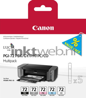 Canon PGI-72 Value Pack A 5-Kleuren (6431B001)