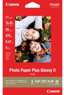 Canon PP-201 Glossy Plus Fotopapier 20 Vellen 13 x 18 cm