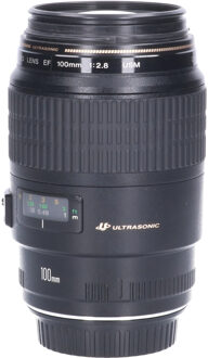 Canon Tweedehands Canon EF 100mm f/2.8 Macro USM CM0930 Zwart