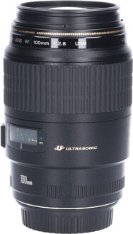 Canon Tweedehands Canon EF 100mm f/2.8 Macro USM CM1474 Zwart