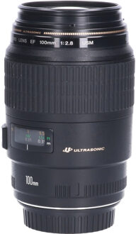 Canon Tweedehands Canon EF 100mm f/2.8 Macro USM CM3041 Zwart