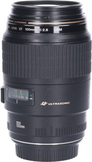 Canon Tweedehands Canon EF 100mm f/2.8 Macro USM CM3701 Zwart