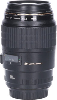 Canon Tweedehands Canon EF 100mm f/2.8 Macro USM CM4309 Zwart