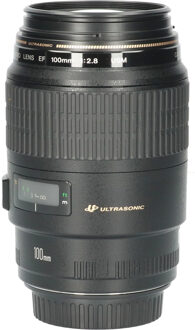 Canon Tweedehands Canon EF 100mm f/2.8 Macro USM CM6657 Zwart