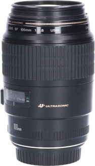 Canon Tweedehands Canon EF 100mm f/2.8 Macro USM CM8068 Zwart